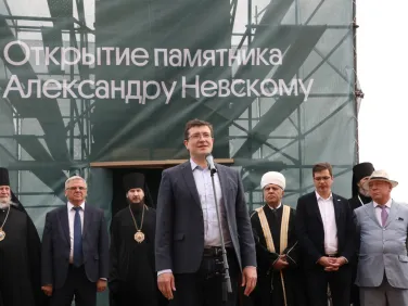 Глеб Никитин: «Памятник Александру Невскому станет важной частью обновленной территории Стрелки»