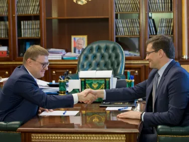 Глеб Никитин и Алексей Текслер провели рабочую встречу в Челябинске